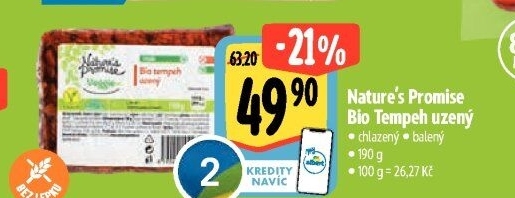 Tempeh uzený bio Veggie Nature'