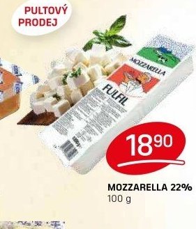 Mozzarella 22%
