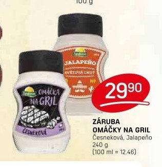 Záruba omáčky na gril Česneková, Jalapeňo