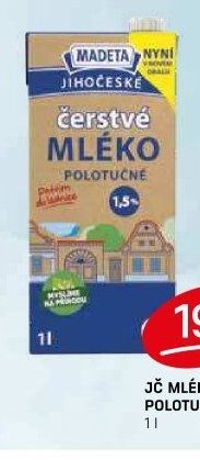 JČ MLÉKO ČERSTVÉ POLOTUČNÉ 1,5%