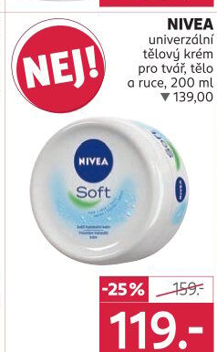 Krém hydratační Soft Nivea
