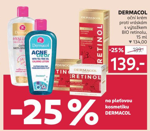 Krém oční Bio Retinol Dermacol