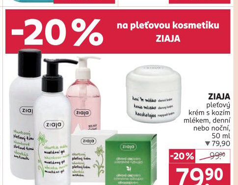 Krém pleťový kozí Ziaja