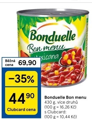 Konzervy Bon Menu Bonduelle