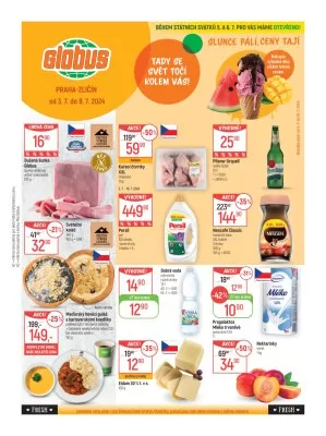 akční leták Globus 3.7.2024-9.7.2024