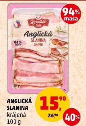 Anglická slanina Řezníkův talíř