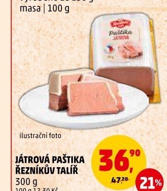 Paštika játrovka Řezníkův talíř