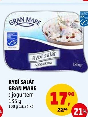 Salát rybí s jogurtem Gran Mare