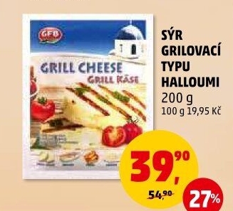 Sýr Halloumi na gril GFB