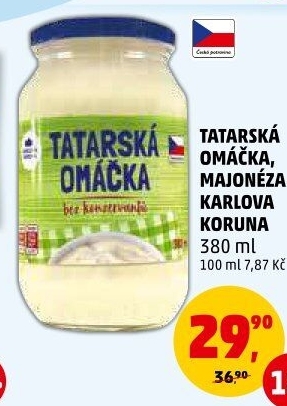 Tatarská omáčka Karlova Koruna