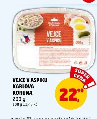 Vejce v aspiku Karlova Koruna