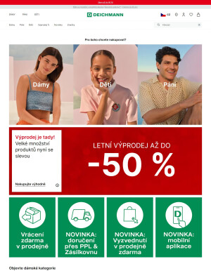 akční leták DEICHMANN 3.7.2024-9.7.2024