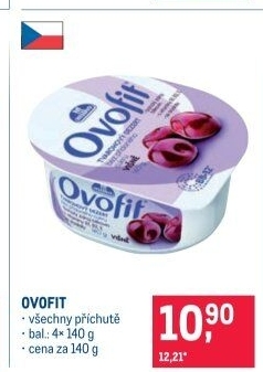 Dezert tvarohový Ovofit Milko