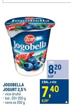 Jogurt Jogobella Zott