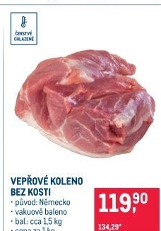 Koleno vepřové bez kosti