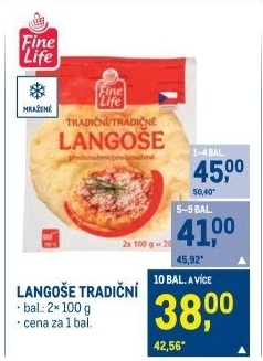 Langoše mražené Fine Life