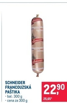 Paštika francouzská Schneider