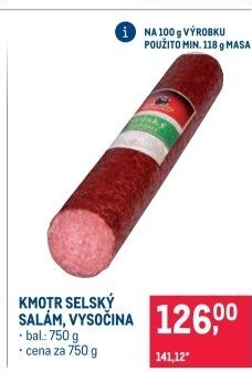 Salám selský Kmotr