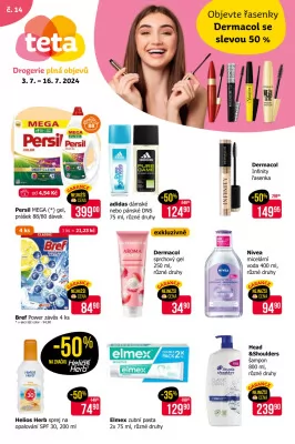 akční leták Teta drogerie 3.7.2024-16.7.2024