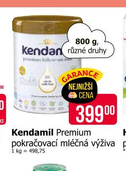 Kendamil Premium pokračovací mléčná výživa
