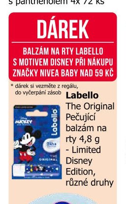 Labello The Original Pečující balzám na rty 4,8 g - Limited Disney Edition