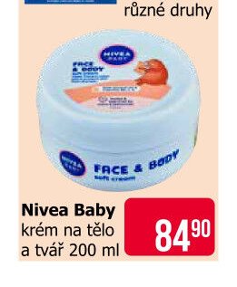 Nivea Baby krém na tělo a tvář 200 ml
