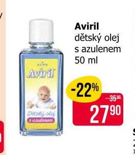 Aviril dětský olej s azulenem 50 ml