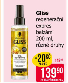 Balzám na vlasy ve spreji Expres Gliss Schwarzkopf