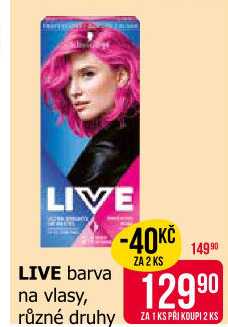 Barva na vlasy Live Schwarzkopf