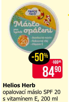 Máslo na opalování OF 20 Helios Herb