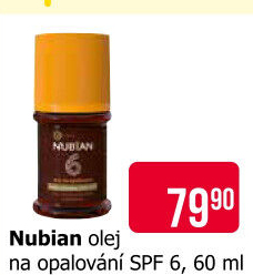 Olej na opalování OF 6 Nubian