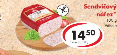 Nářez sendvičový Váhala
