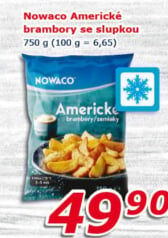 Brambory americké mražené Nowaco