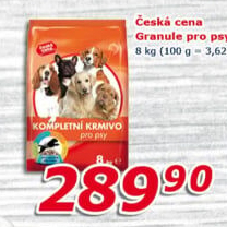 Granule pro psy Česká cena