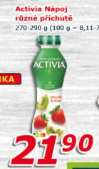 Jogurtový nápoj Activia Danone