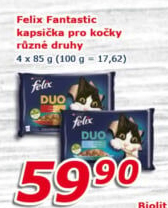 Kapsičky pro kočky Fantastic Felix Purina
