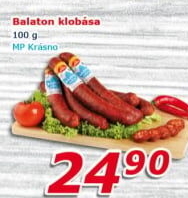 Klobása Balaton Krásno