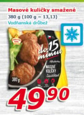 Kuličky masové smažené mražené Vodňanské kuře