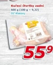 Kuřecí čtvrtky DZ Klatovy