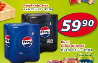 Limonáda Pepsi