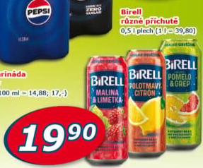 Nealkoholické pivo ochucené Birell