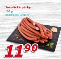 Párky javořické Kostelecké uzeniny