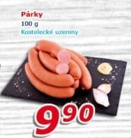 Párky Kostelecké uzeniny