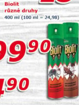 Přípravky proti hmyzu Biolit