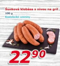 Šunková klobása s nivou Kostelecké uzeniny