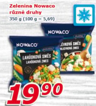 Zelenina mražená Nowaco