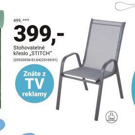 Stohovatelné křeslo STITCH