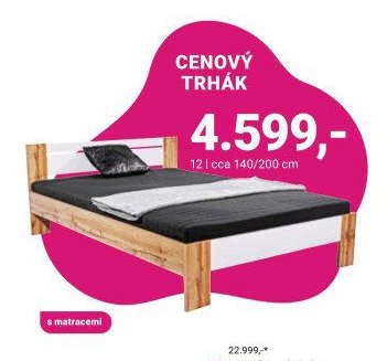 Cenový trhák postel