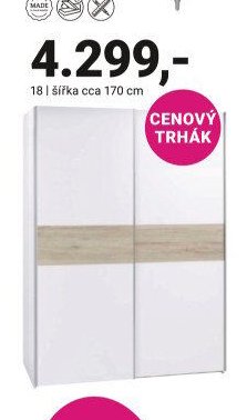 Skříň šířka 170 cm