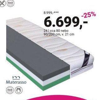 Matrace Materasso 80 nebo 90/200 cm